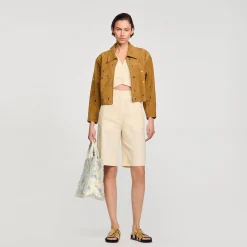 Sandro Paris Se Adequa-Bermudas Retas