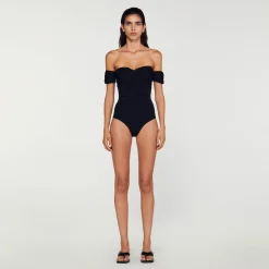 Sandro Paris Tops E Camisas-Body De Ombro Nu