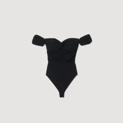 Sandro Paris Tops E Camisas-Body De Ombro Nu