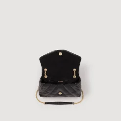 Sandro Paris Bolsas De Ombro-Bolsa Acolchoada De Couro Mila