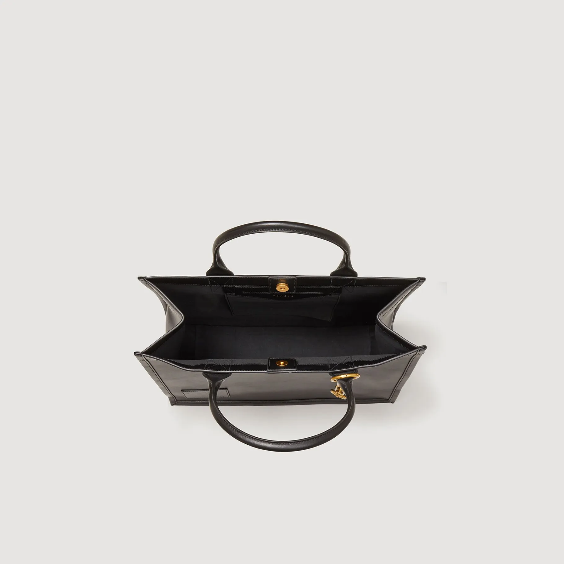 Sandro Paris Sacolas-Bolsa De Compras Em Couro De Curtume Certificada