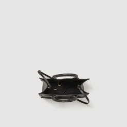 Sandro Paris Sacolas-Bolsa De Compras Pequena Em Couro Certificado