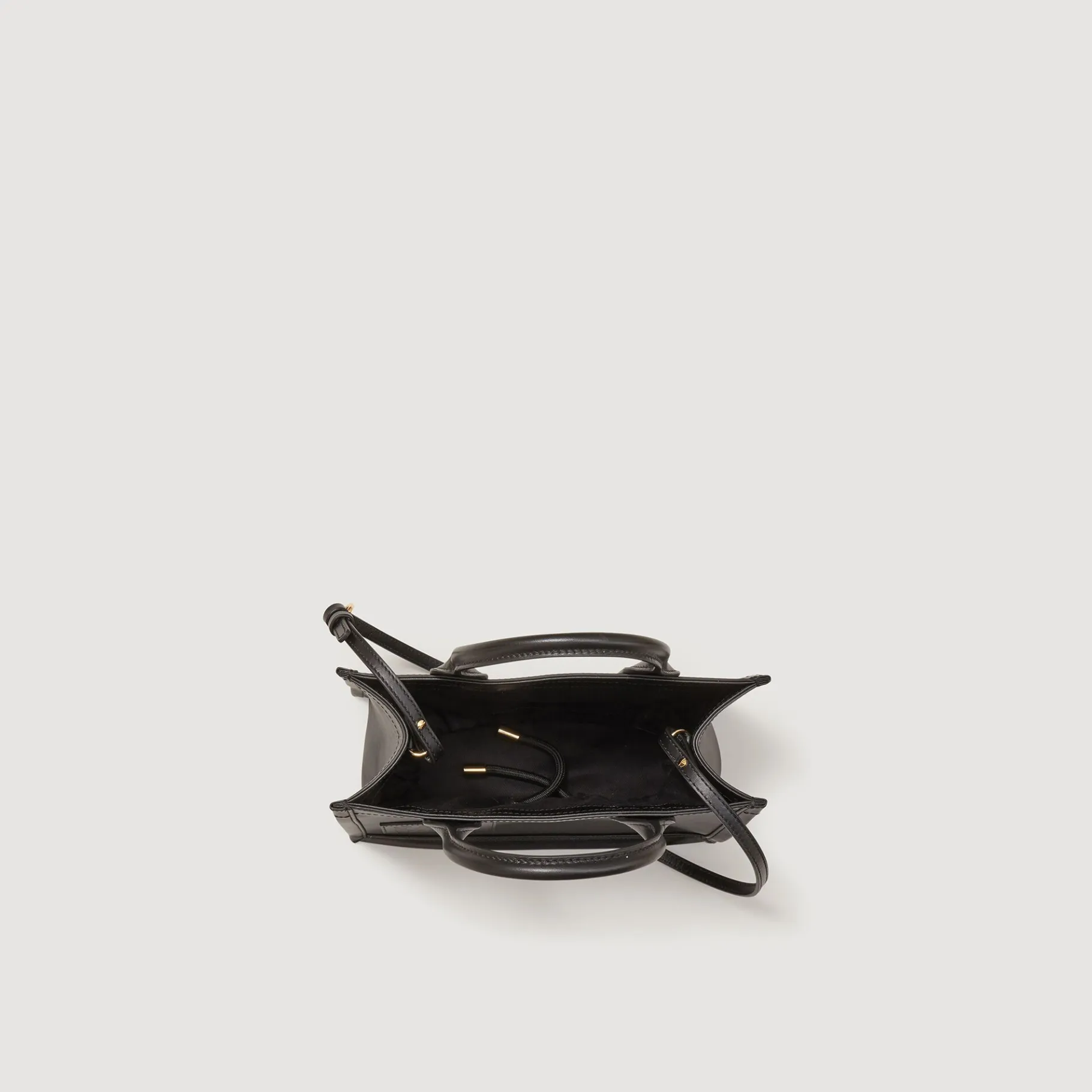 Sandro Paris Sacolas-Bolsa De Compras Pequena Em Couro Certificado