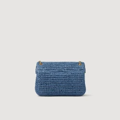 Sandro Paris Bolsas De Ombro-Bolsa De Rafia Yza