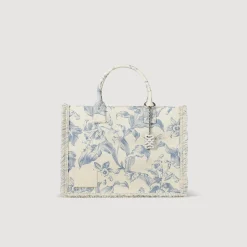 Sandro Paris Sacolas-Bolsa Kasbah Toile De Jouy
