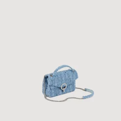 Sandro Paris Mini Bolsas-Bolsa Pequena Em Sarja Yza