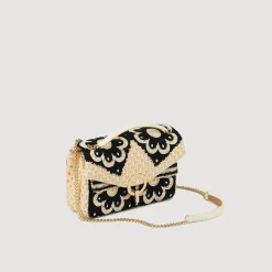 Sandro Paris Bolsas De Ombro-Bolsa Yza Em Croche Bicolor