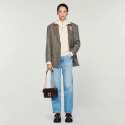 Sandro Paris Bolsas De Ombro-Bolsa Yza Modelo Pequena