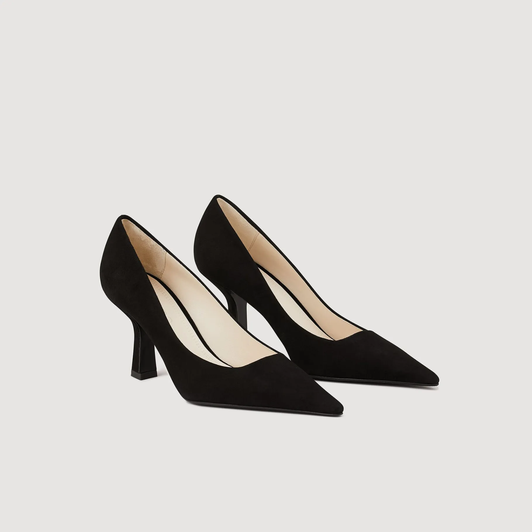 Sandro Paris Sapatos De Salto-Bombas De Camurca