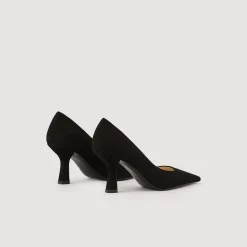 Sandro Paris Sapatos De Salto-Bombas De Camurca