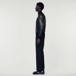 Sandro Paris Peles-Cacadora De Couro