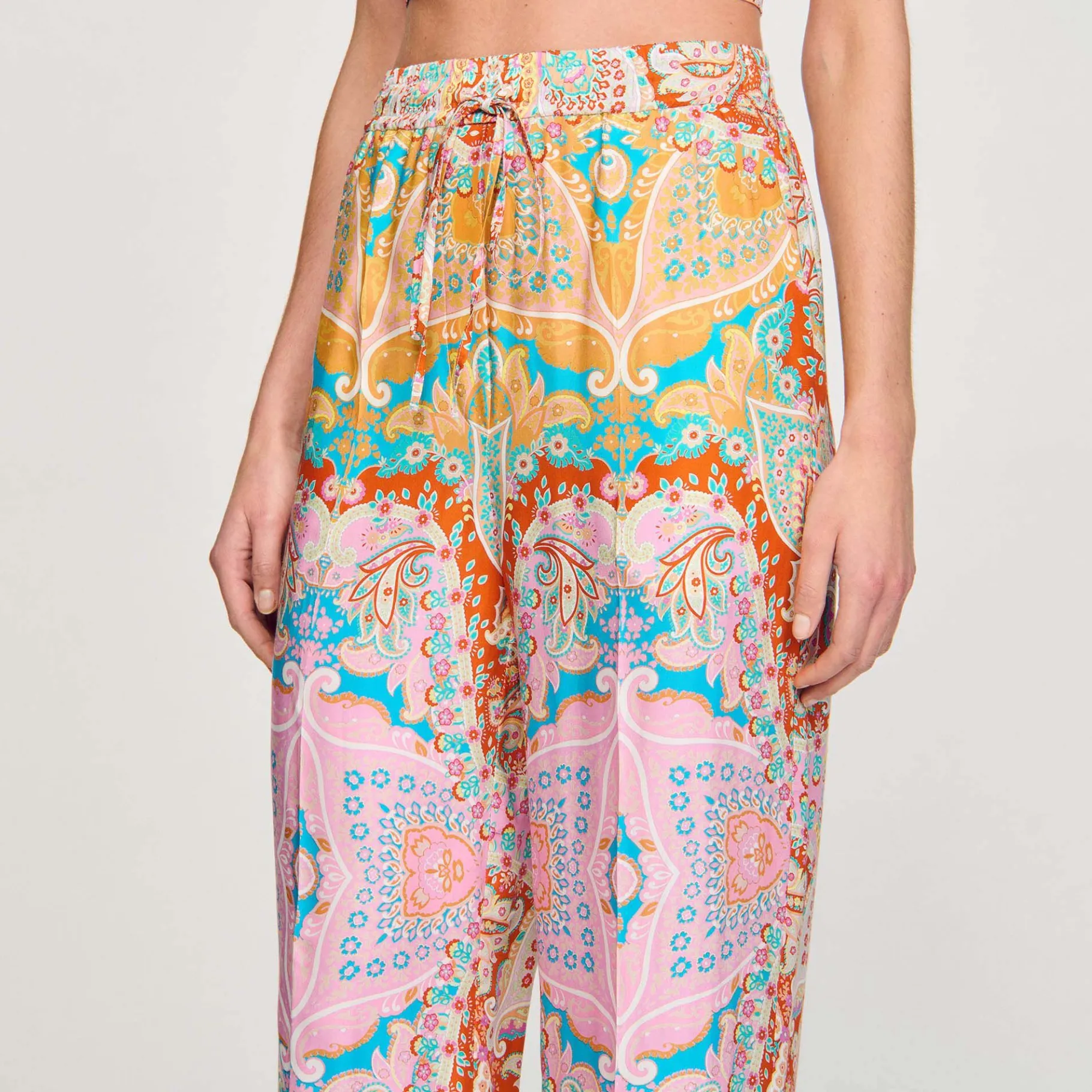 Sandro Paris Calça-Calça Fluida Estampada