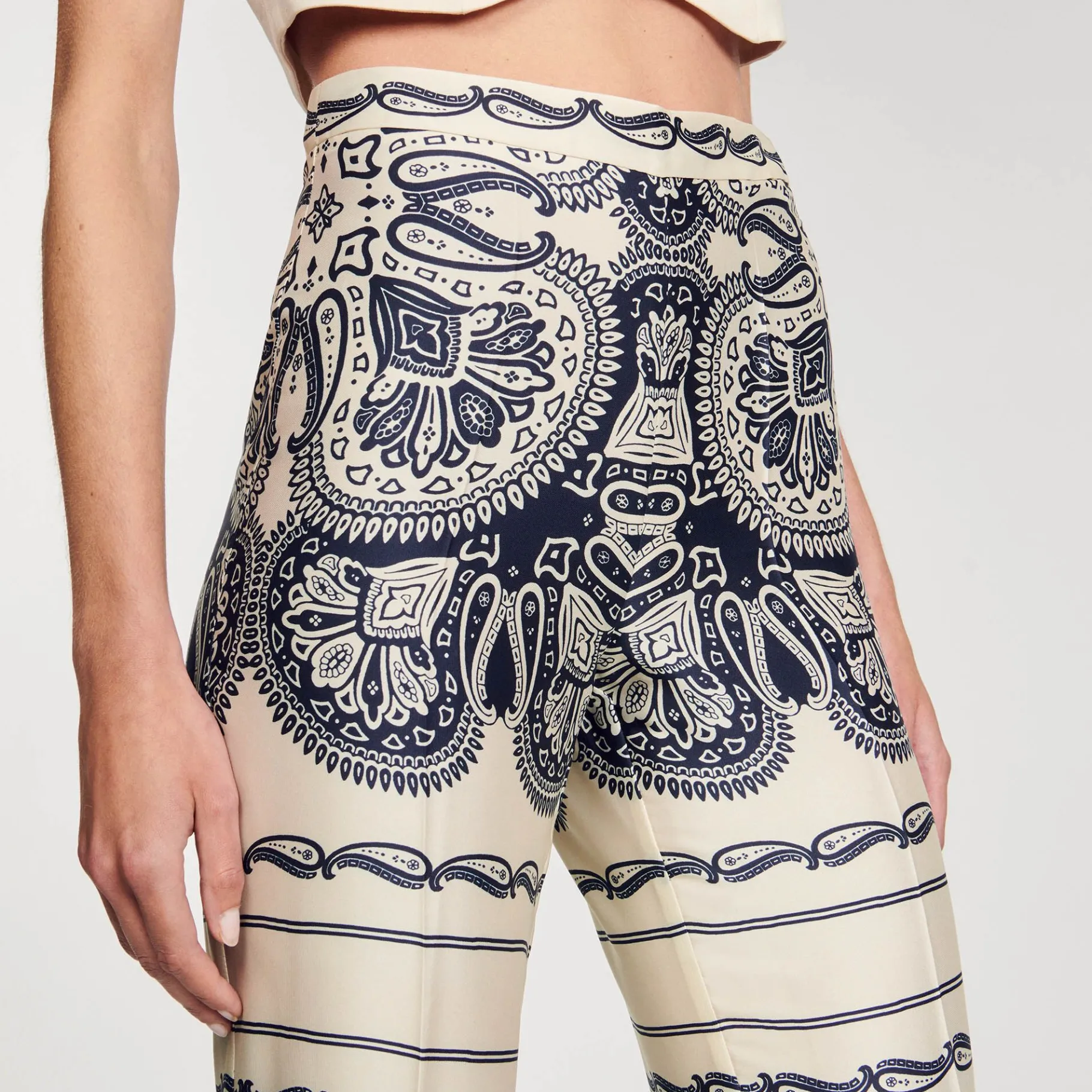 Sandro Paris Conjuntos-Calça Fluida Estampada