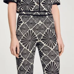 Sandro Paris Conjuntos-Calça Jacquard Com Flores