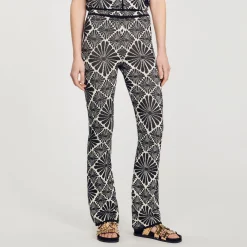 Sandro Paris Conjuntos-Calça Jacquard Com Flores