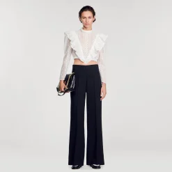 Sandro Paris Se Adequa-Calça Larga