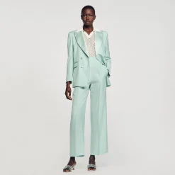 Sandro Paris Se Adequa-Calça Larga