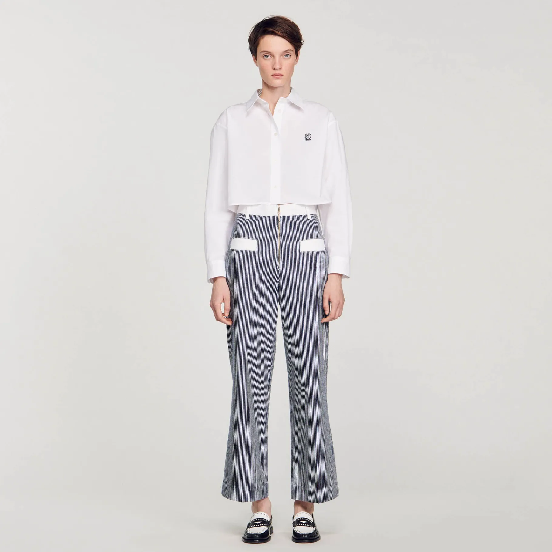 Sandro Paris Vaqueiros-Calça Listrada