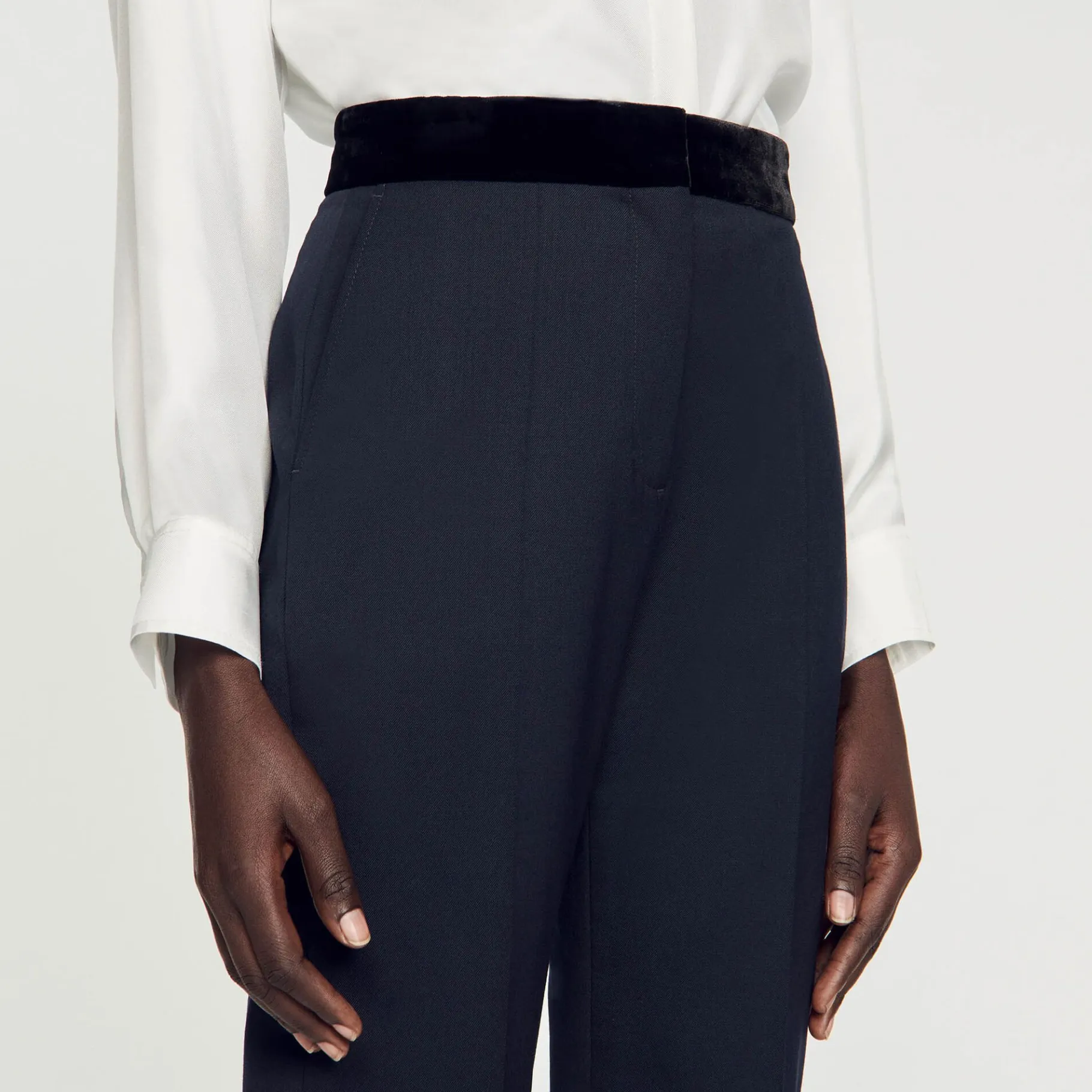 Sandro Paris Se Adequa-Calças Classicas