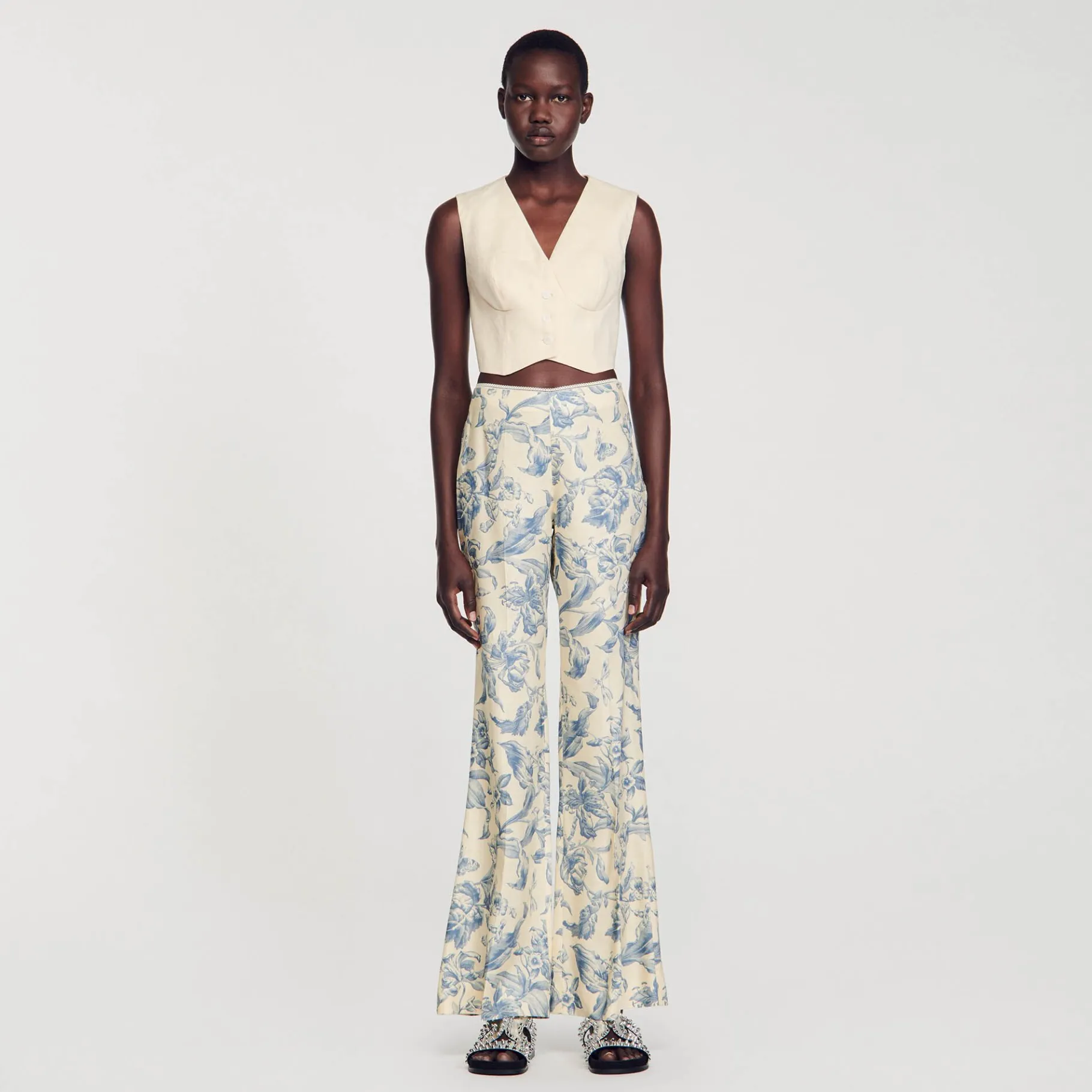 Sandro Paris Conjuntos-Calças Com Estampa Floral