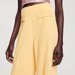 Sandro Paris Se Adequa-Calças Com Pregas