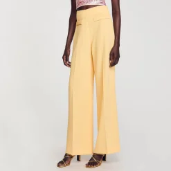 Sandro Paris Se Adequa-Calças Com Pregas