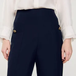 Sandro Paris Se Adequa-Calças De Corte Largo