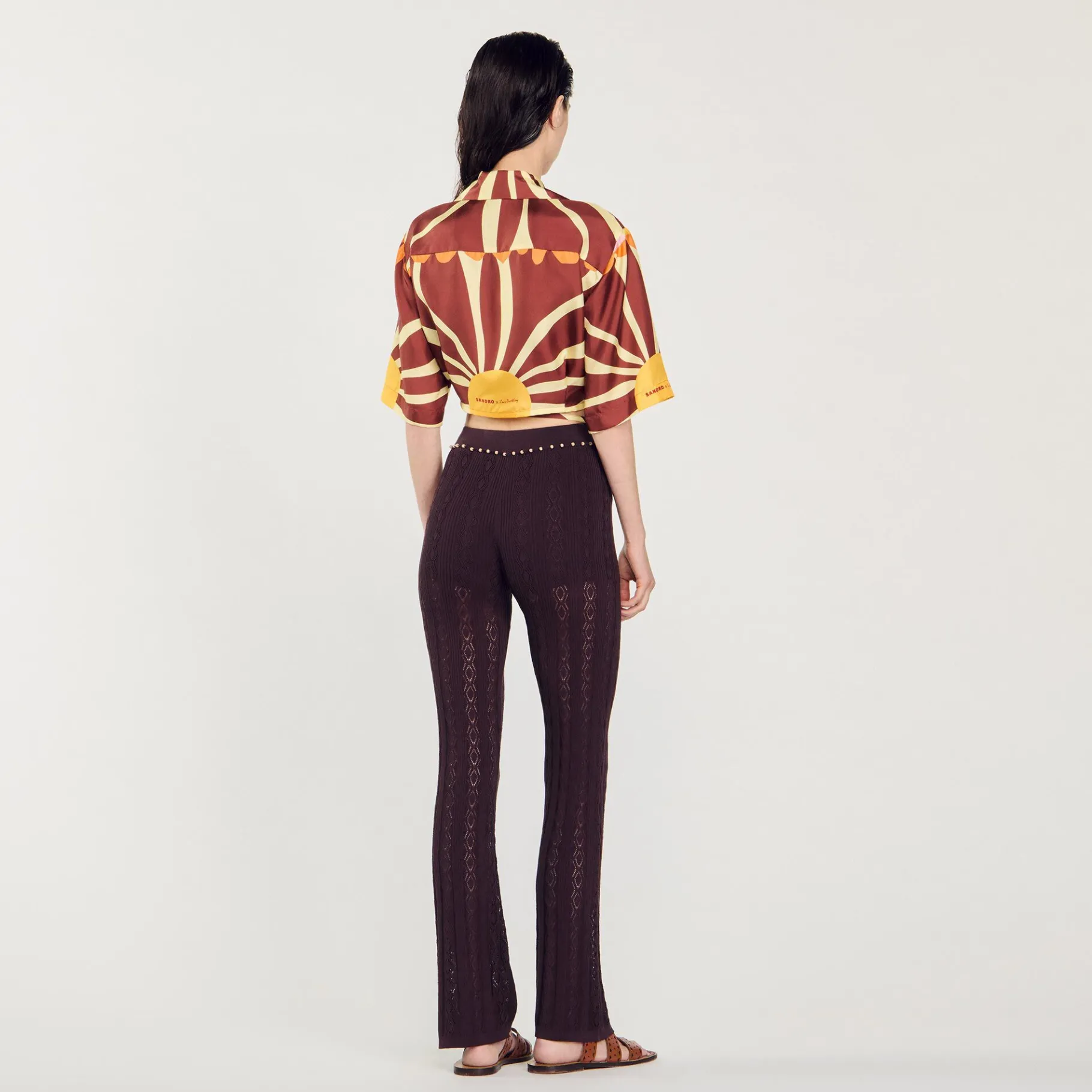 Sandro Paris Calça-Calças De Malha