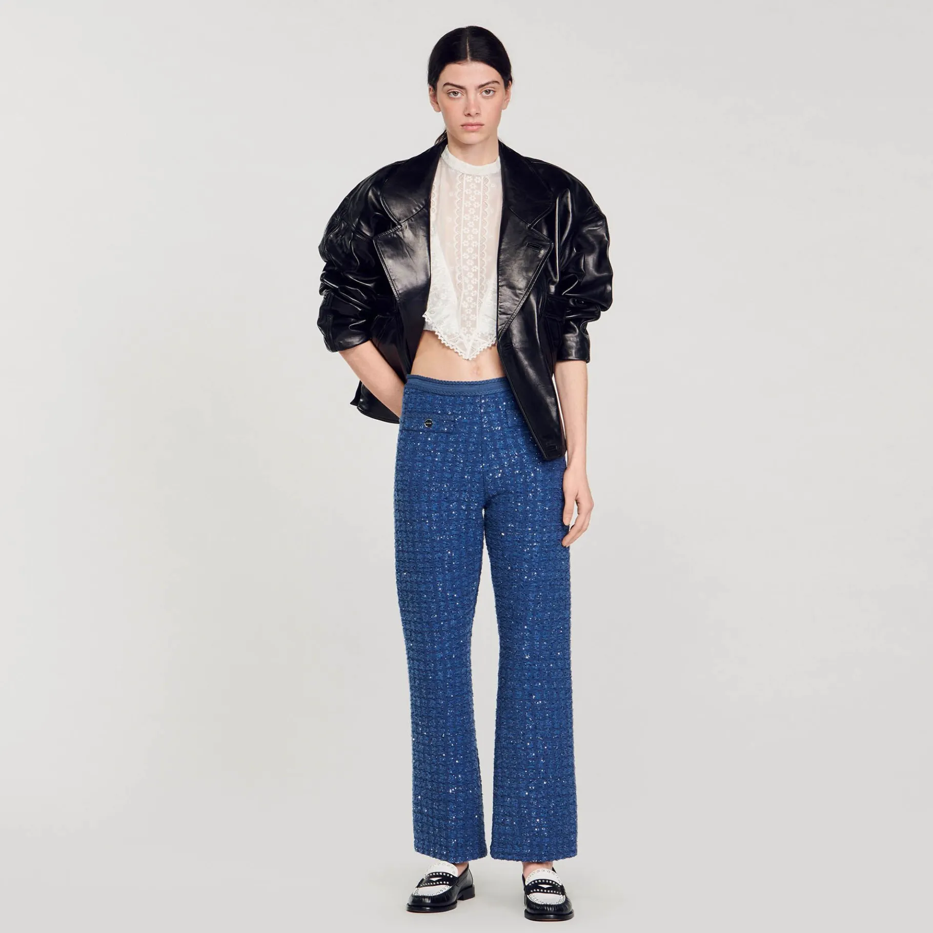 Sandro Paris Conjuntos-Calças De Malha Extravagantes