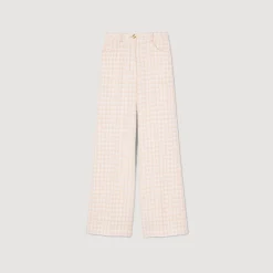 Sandro Paris Se Adequa-Calças De Sarja