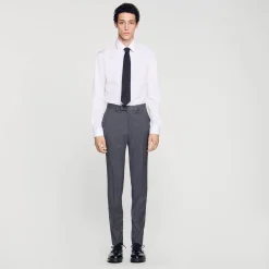 Sandro Paris Ternos E Smokings-Calças De Terno De La