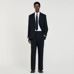 Sandro Paris Ternos E Smokings-Calças De Terno De La