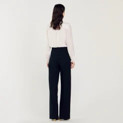 Sandro Paris Calça-Calças De Tweed