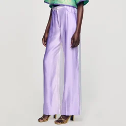 Sandro Paris Se Adequa-Calças Fluidas