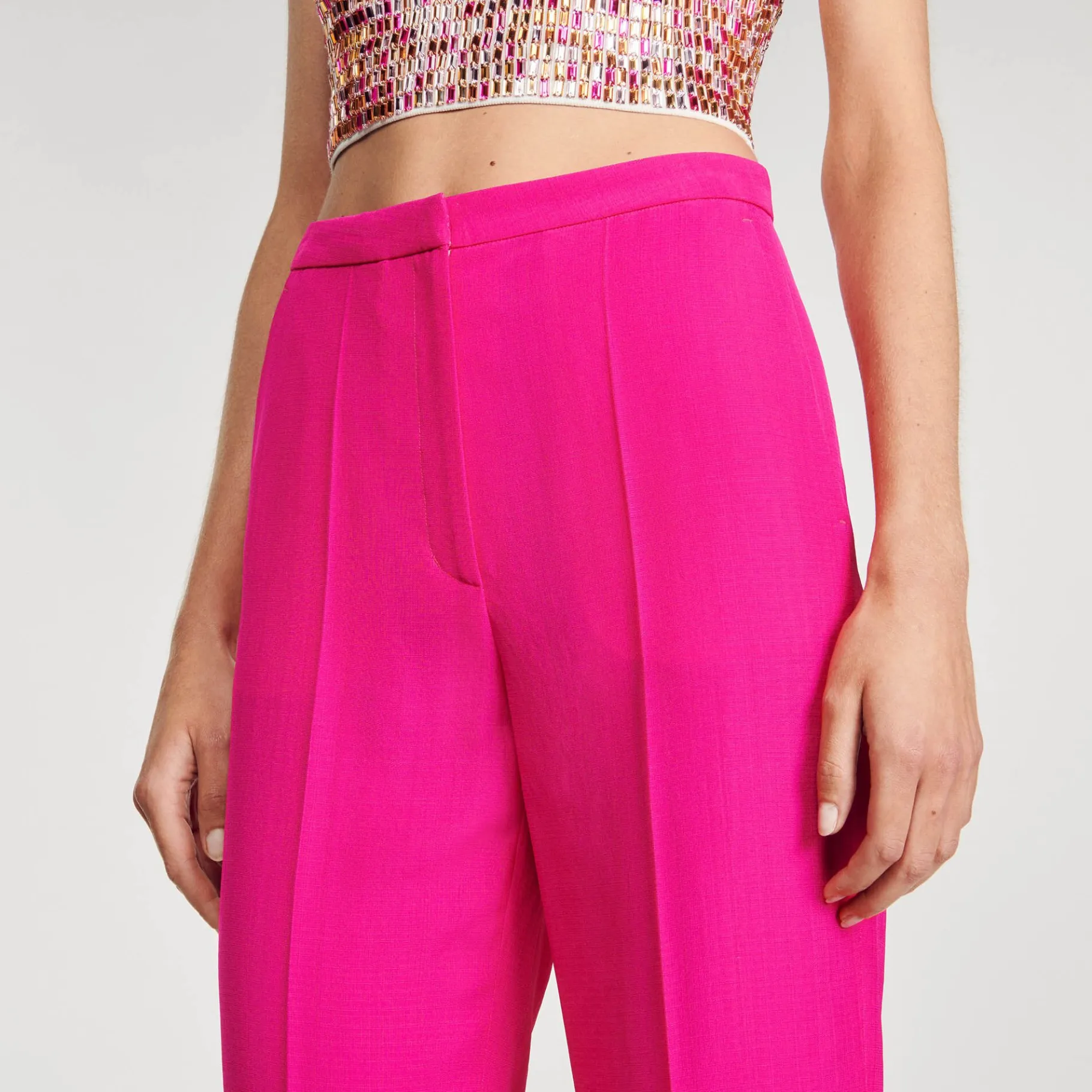 Sandro Paris Se Adequa-Calças Folgadas