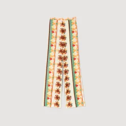 Sandro Paris Calça-Calças Largas Estampadas