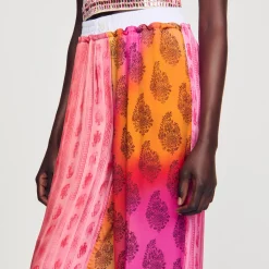 Sandro Paris Calça-Calças Largas Estampadas