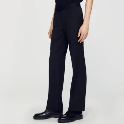 Sandro Paris Calças E Bermudas-Calças Mistura De La