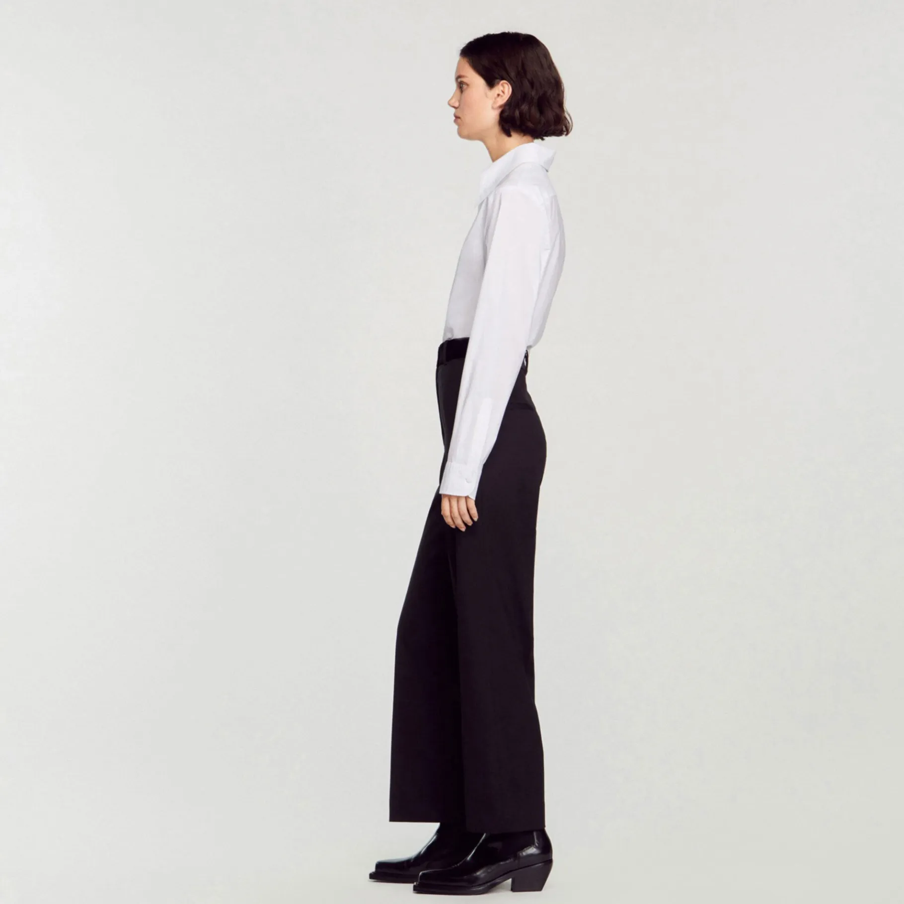 Sandro Paris Se Adequa-Calças Retas