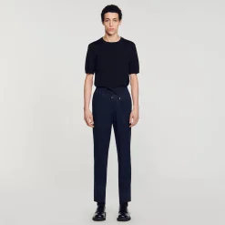 Sandro Paris Calças E Bermudas-Calças Retas Elasticas