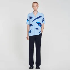 Sandro Paris Camisas-Camisa Com Estampa De Moluscos