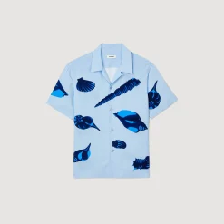 Sandro Paris Camisas-Camisa Com Estampa De Moluscos