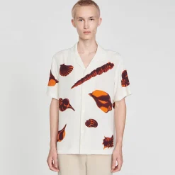 Sandro Paris Camisas-Camisa Com Estampa De Moluscos