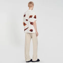 Sandro Paris Camisas-Camisa Com Estampa De Moluscos