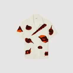 Sandro Paris Camisas-Camisa Com Estampa De Moluscos
