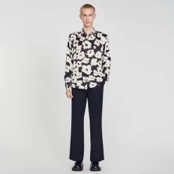 Sandro Paris Camisas-Camisa Com Estampa Floral