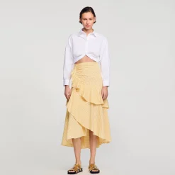 Sandro Paris Tops E Camisas-Camisa Cortada Torcida