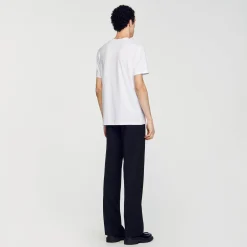 Sandro Paris Camisetas E Pólos-Camisa De Algodao