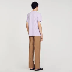 Sandro Paris Camisetas E Pólos-Camisa De Algodao