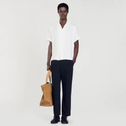 Sandro Paris Camisas-Camisa De Gola Italiana